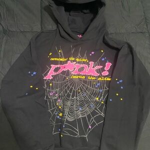 P*NK Sp5der pullover hoodie Black